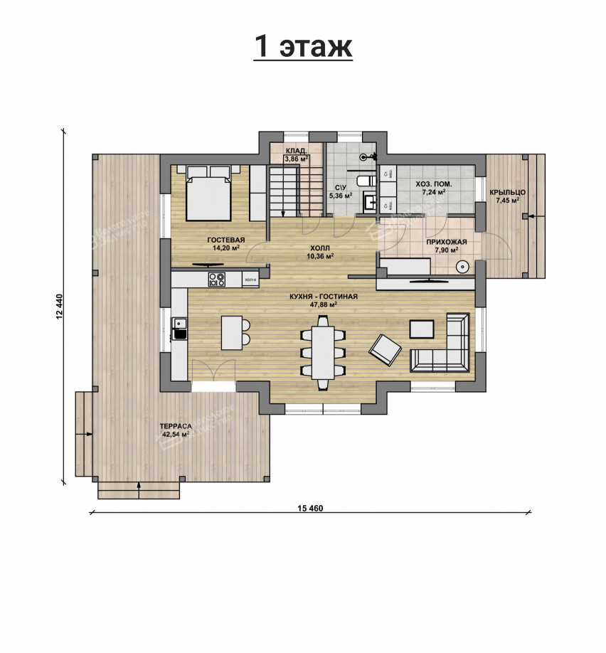 Дом из камня VZ-773